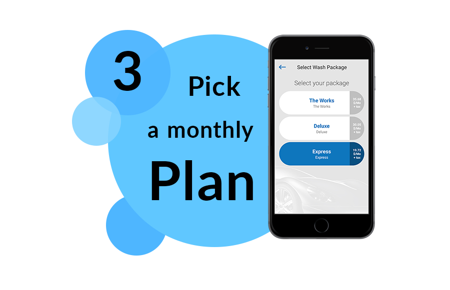 Step 3 pick a monthly plan